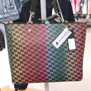 Karl Lagerfeld Paris Adele Rainbow Tote Bag New